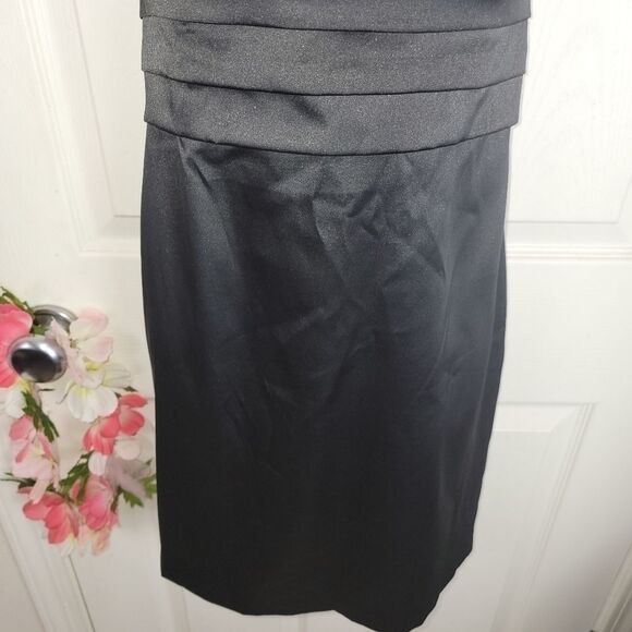 David's Bridal leopard print strapless formal mini dress size 12 - Picture 4 of 8